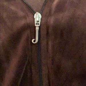 Juicy full zip velour